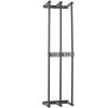 Wall Mounted Towel Rack for Rolled Towels Bathroom Towel Holder Organizer Storage Shelf for Bath Towels Hand Towels