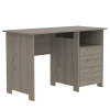 Jacksonville 3 Drawers Computer Desk with Open Storage Cabinet