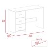 Berlin Three Drawers Desk
