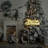 Merry Christmas Sign for Christmas Decorations, Christmas Tree Hanging Ornaments