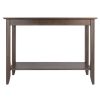 Santino Console Hall Table; Oyster Gray