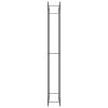 Firewood Rack Matt Black 43.3"x11"x84.3" Steel