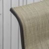 Outsunny Outdoor Glider Chair, Gliders for Outside Patio with Smooth Rocking Mechanism and Lightweight Construction for Backyard, Tan