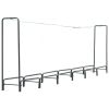 Firewood Rack Anthracite 141.7"x13.8"x47.2" Steel