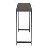 47.2" Sofa Console Table(Dark Brown)