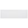 TREXM Retro Design Console Table with Two Open Shelves, Pine Solid Wood Frame and Legs for Living Room (Antique White)
