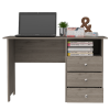Jacksonville 3 Drawers Computer Desk with Open Storage Cabinet