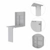 Dalton Foldable Table with Base and Shelves