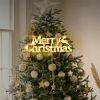 Merry Christmas Sign for Christmas Decorations, Christmas Tree Hanging Ornaments