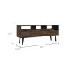 Hamburg TV Stand For TV´s up 60", Four Legs, Three Open Shelves