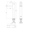 New Single Handle Bathroom Faucets - Single Hole Bathroom Vessel Faucet for Sink 1 Hole, Waterfalll Bathroom Vessel Sink Faucets