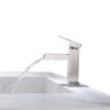 Single Handle Bathroom Faucets - Single Hole Bathroom Vessel Faucet for Sink 1 Hole, Waterfalll Bathroom Vessel Sink Faucets