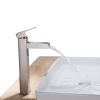 New Single Handle Bathroom Faucets - Single Hole Bathroom Vessel Faucet for Sink 1 Hole, Waterfalll Bathroom Vessel Sink Faucets