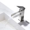 Single Handle Bathroom Faucets - Single Hole Bathroom Vessel Faucet for Sink 1 Hole, Waterfalll Bathroom Vessel Sink Faucets
