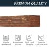 72" Rustic Wood Fireplace Mantel,Wall-Mounted & Floating Shelf for Home Decor