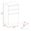Celestial Dresser, Jewelry Box, Mirror, Two Drawers, Single Door Cabinet, White