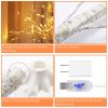 Lighted Birch Tree Artificial White Birch Twig Tree with 8 Warm White Lighting Modes for Wedding Party Christmas Holiday Festival Home Decoration